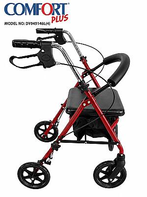 Comfort Plus DY049146L(4) Kırmızı Rolatör Yürüteç - Comfort Plus (1)