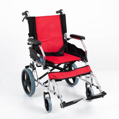  Comfort Plus KY863LABJ-A12 Kırmızı Alüminyum Transfer Özellikli Tekerlekli Sandalye - Comfort Plus