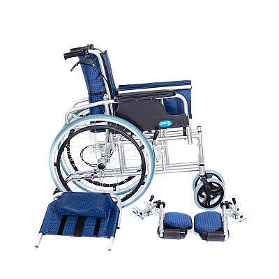 Comfort Plus KY954LGC-46 Sırtı Yatar Ayak Kalkar Alüminyum Özellikli Tekerlekli Sandalye - 6