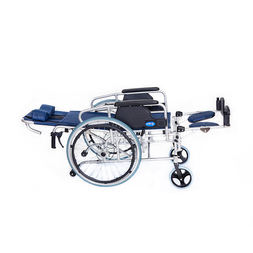 Comfort Plus KY954LGC-46 Sırtı Yatar Ayak Kalkar Alüminyum Özellikli Tekerlekli Sandalye - 5